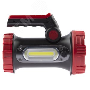 Фонарь светодиодный прожекторный PA-704 [10W SMD+ боковой COB, литиевый акк 6000мАч/ 3,7V, IP65, microUSB - фото 4