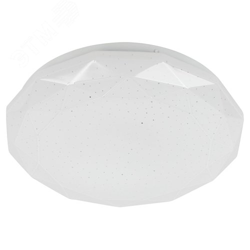 Светильник светодиодный потолочный ДПБ-24Вт 4000К Классик без ДУ SPB-6 WH 24W Slim Sparkle - фото 3