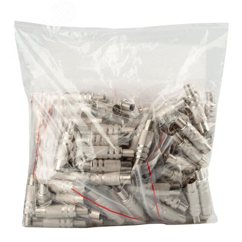 Разъем R-TV02 гнездо TV c пружиной никель - фото 4