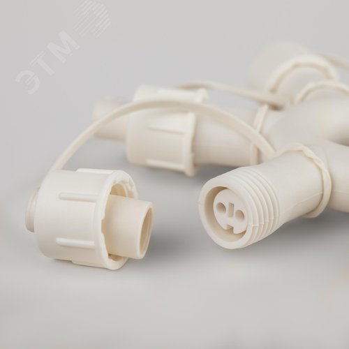 Разветвитель ERAPS-OR2 круговой для гирлянд 6 гнезд IP44 ПВХ 24 В - фото 5