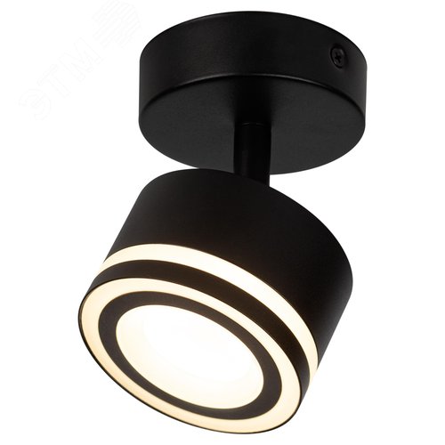 Светильник настенно-потолочный спот OL52 BK GX53 IP20 черный - фото 2