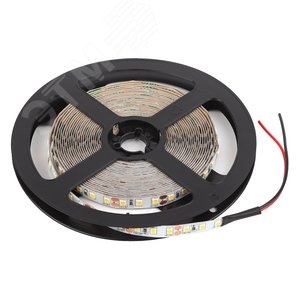 Лента светодиодная 9,6Вт/м 12В 2700К IP20 120LED/м KU-2835AD-120D-WW - фото 1