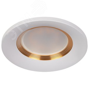 Светильник встраиваемый алюминиевый KL107 WH/GD MR16 GU5.3 белый золото - фото 3