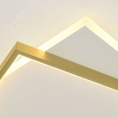 Светильник светодиодный потолочный ДПБ-82Вт 3 720Лм Модерн с ДУ Lima CLL-1-82-RC WH +GD - фото 6