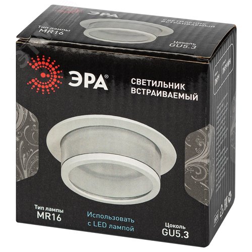 Светильник встраиваемый декоративный DK99 WH MR16 GU5.3 белый - фото 8