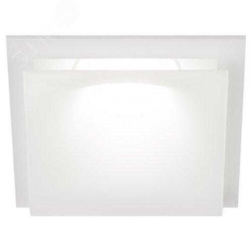 Светильник встраиваемый декоративный KL102 WH MR16 GU5.3 белый - фото 3