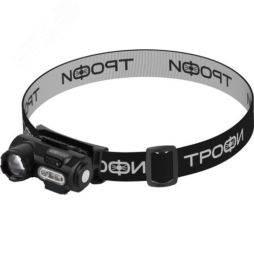 Фонарь налобный светодиодный Трофи GA-103 аккумуляторный 3 Bт сенсорное управление магнит клипса 6 режимов - фото 1