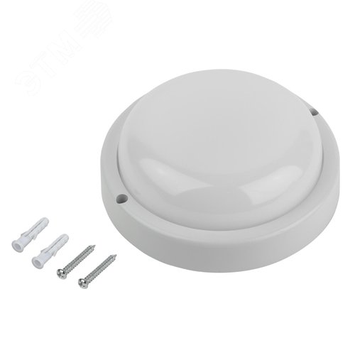 Светильник светодиодный SPB-201-1-40К-008 микроволн. датчик движения IP65 8Вт 4000К КРУГ - фото 5