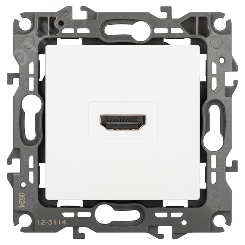 Изображение товара Розетка Серия 12 12-3114-01М HDMI, белый матовый (шт)
