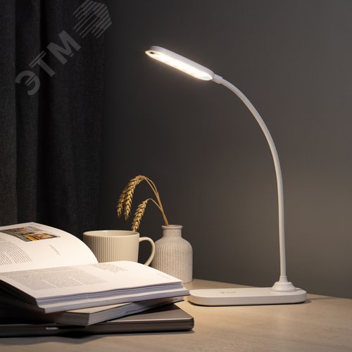 Светильник настольный светодиодный аккумуляторный 6Вт белый NLED-524-6W-W - фото 15