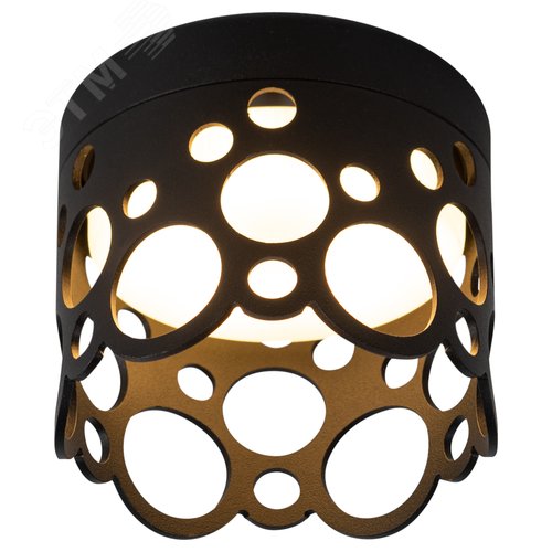 Светильник встраиваемый под лампу GX53 DK115 SBK черный матовый - фото 3