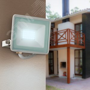 Прожектор светодиодный ДО-50 Вт 6500К 4000 Лм IP65 белый 50w холодный 200-240В LPR-023-W-65K-050 - фото 2