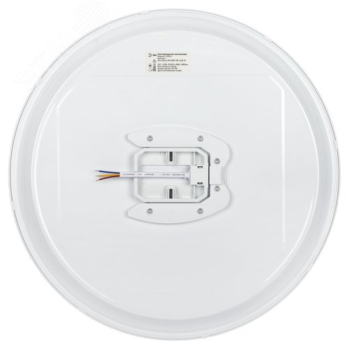 Светильник светодиодный потолочный ДПБ-80Вт 3000К/6500К Классик с ДУ SPB-6 WH 80W R Slim Base - фото 4