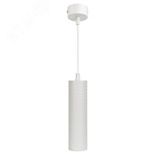 Светильник подвесной (подвес) PL20 WH MR16 GU10 потолочный цилиндр белый - фото 4