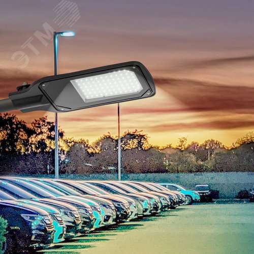 Светильник уличный светодиодный ДКУ 50Вт 5000К 5000Лм IP65 КСС Д DOB SMD 48мм SPP-504-0-50K-050 - фото 10