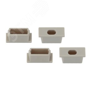 Набор заглушек для профиля CAB251, 4 сквозные (500/15000) - фото 1