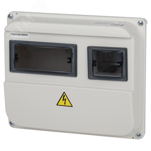 Изображение товара Корпус пластиковый навесной ЩУРн-П 1/3 (224х270х110) IP55 белый (шт)