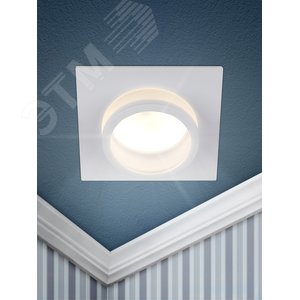 Светильник встраиваемый алюминиевый KL88 WH MR16/GU5.3 белый - фото 6