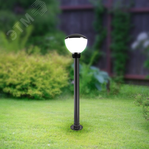 Светильник напольный садово-парковый НТУ 01-75-002 Аква 1303 черный IP54 Е27 max75Вт h850mm - фото 9