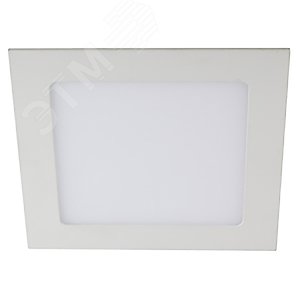 Светильник светодиодный ДВО-12W 4000К 840Лм a=166мм IP20 квадратный - фото 2