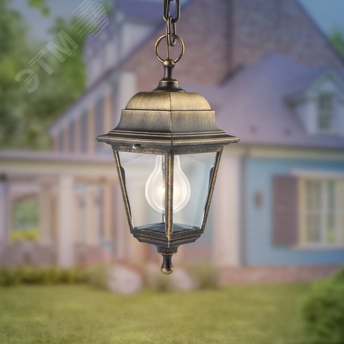 Светильник подвесной НСУ 04-60-001 четырехгранный под бронзу IP44 Е27 max60Вт - фото 5