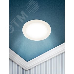 Светильник светодиодный встраиваемый LED 17-15-4K круглый 15Вт 4000К - фото 1