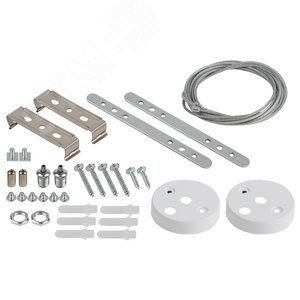 Светильник светодиодный линейный SML-11-WB-40K-W24 24Вт 4000K 2160Лм 70х600х55 белый подвесной - фото 7