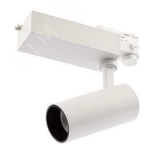 Светильник трековый трёхфазный SТR-30-36-40K-W20 узкий луч 4000K белый - фото 1