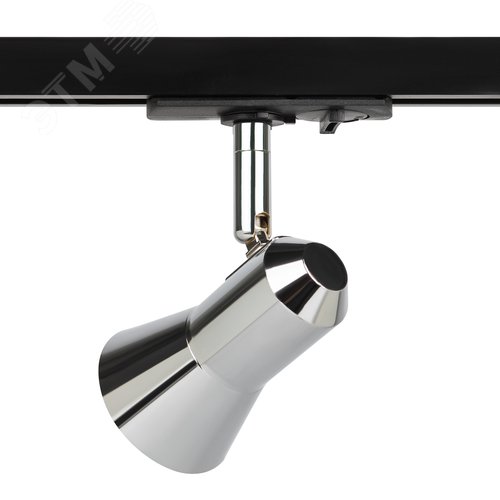 Светильник трековый однофазный TR37-GU10 CH под лампу MR16 хром - фото 3