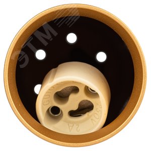 Светильник подвесной потолочный PL15 GD MR16 GU10 цилиндр золото - фото 5