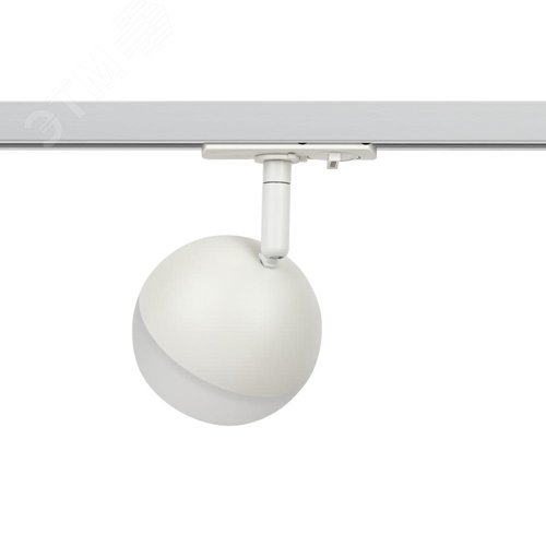 Светильник трековый TR46 - GX53 WH однофазный под лампу GX53 белый под лампу GX53, лампа в комплект не входит - фото 4