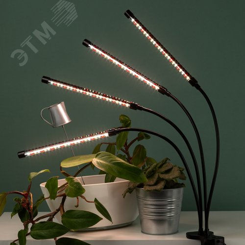 Светильник светодиодный для растений на прищепке полного спектра 40 Вт FITO-40W-АLED-RaL - фото 11