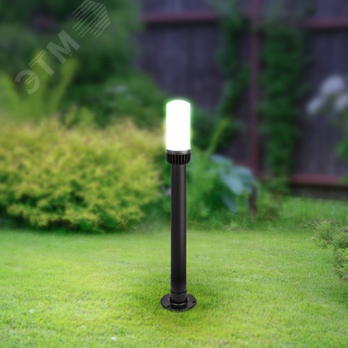 Светильник садово-парковый НТУ 01-60-012 Поллар напольный черный IP54 Е27 max60Вт h840мм - фото 9