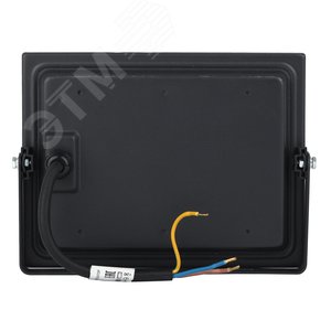 Прожектор светодиодный ДО-50 Вт 6500К 3500 ЛмIP65 200-240В встроенный датчик движения черный 50w холодный корпус LPR-041-1-65K-050 - фото 5