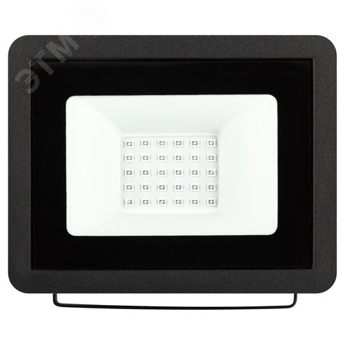 Прожектор светодиодный ДО-30 Вт синий цвет свечения 330 Лм IP65 200-240В черный корпус 30w LPR-025-BLUE-030 - фото 2