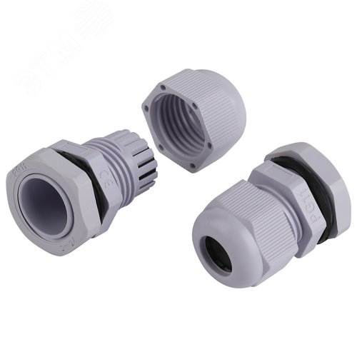 Изображение товара Ввод кабельный сальник NO-224-231 PG 11 (d отв.19 мм / d провод.5-10 мм) IP54 (упаковка 20 штук) (уп)