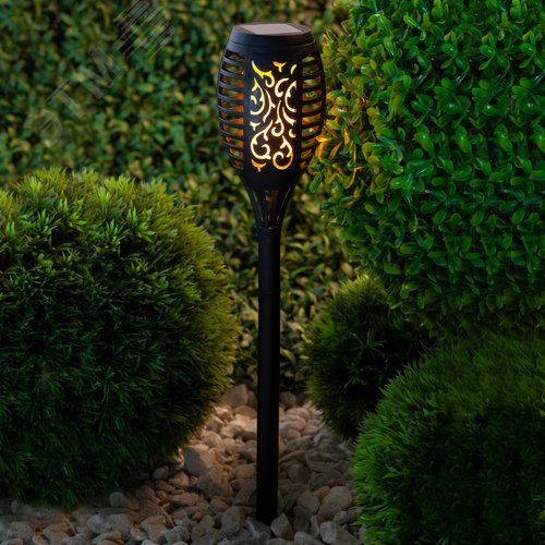 Светильник садовый Факел на солнечной батарее, 49,5 см ERASF020-33 - фото 5