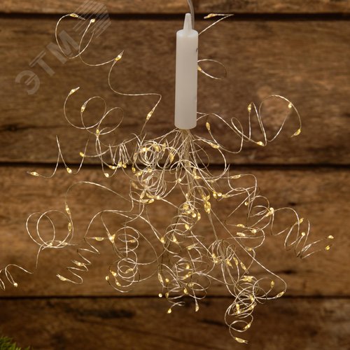 Светильник садовый подвесной Фейерверк на солнечной батарее ERAUF024-02 - фото 5