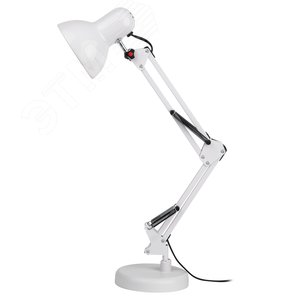 Светильник настольный белый N-214-E27-40W-W - фото 6