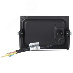 Прожектор светодиодный ДО-20 Вт 6500К 1400 ЛмIP65 200-240В встроенный датчик движения черный 20w холодный корпус LPR-041-1-65K-020 - фото 4