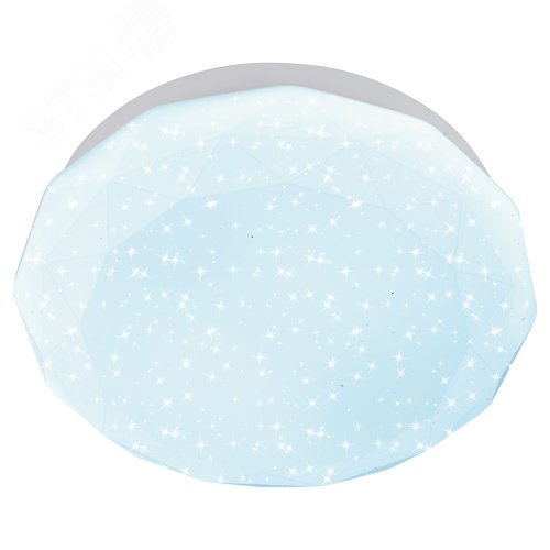 Светильник светодиодный потолочный ДПБ-18Вт 6500К Классик без ДУ SPB-6 WH 18W Slim Sparkle - фото 3