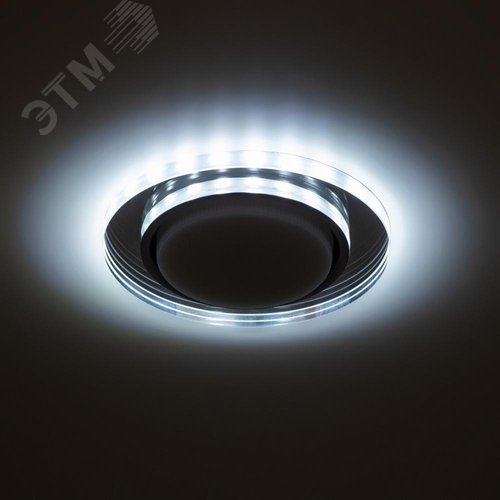 Светильник встраиваемый со светодиодной подсветкой DK LD51 MR GX53 зеркальный - фото 9