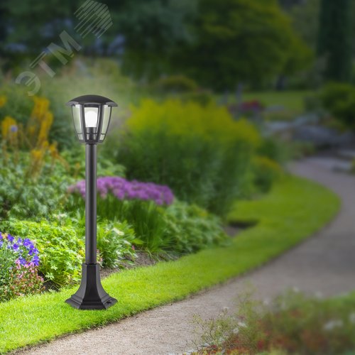 Светильник садово-парковый НТУ 07-40-004 Валенсия 3 черный 6 гранный напольный IP44 Е27 max 60Вт - фото 8