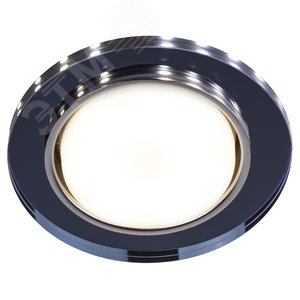 Светильник встраиваемый со светодиодной подсветкой DK LD51 BK GX53 черный - фото 1