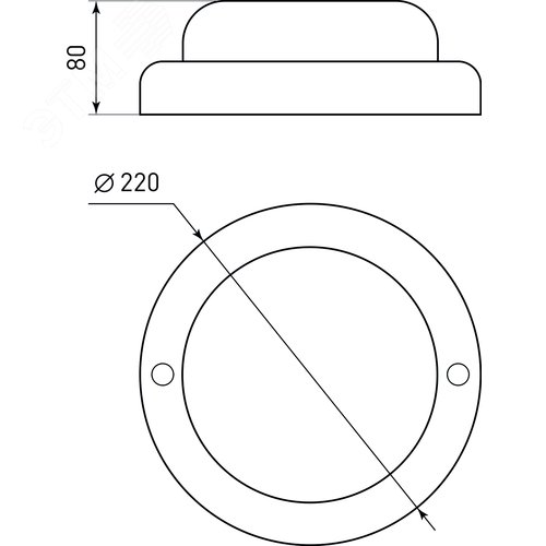 Светильник светодиодный ЖКХ ДБП-18Вт 1530 Лм 4000К IP65 D220мм КРУГ SPB-203-0-40K-018 гарантия 5 лет - фото 5