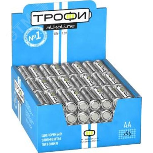 Батарейка Трофи LR6-4S promo-box ENERGY POWER Alkaline (96/384/18432) - фото 2