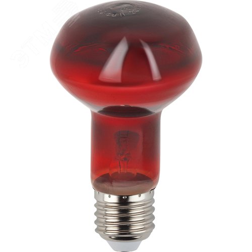 Инфракрасная лампа ИКЗК 230-60 R63 Е27 для обогрева животных 60 Вт Е27 - фото 2