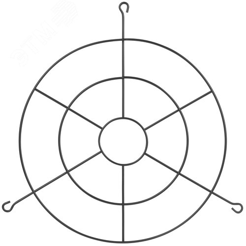 Решетка защитная металлическая для светильников серии SPP-402 SPP-AC8-402-150 - фото 2