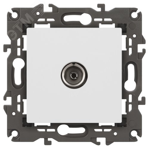 Изображение товара Розетка Elegance 14-3101-01М TV одиночная, белый матовый (шт)