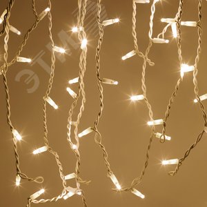 Светодиодная новогодняя гирлянда ERAPS-SP1 сеть 3 м тёплый белый свет 600 LED - фото 1